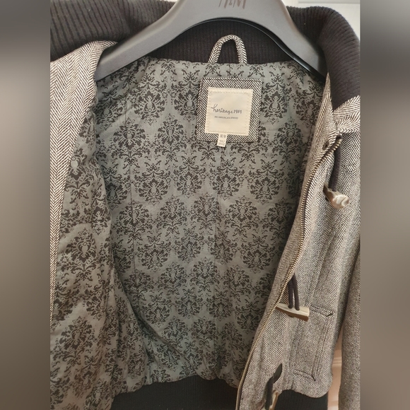 Forever 21 bomber jacket Grey size medium - Picture 2 of 5